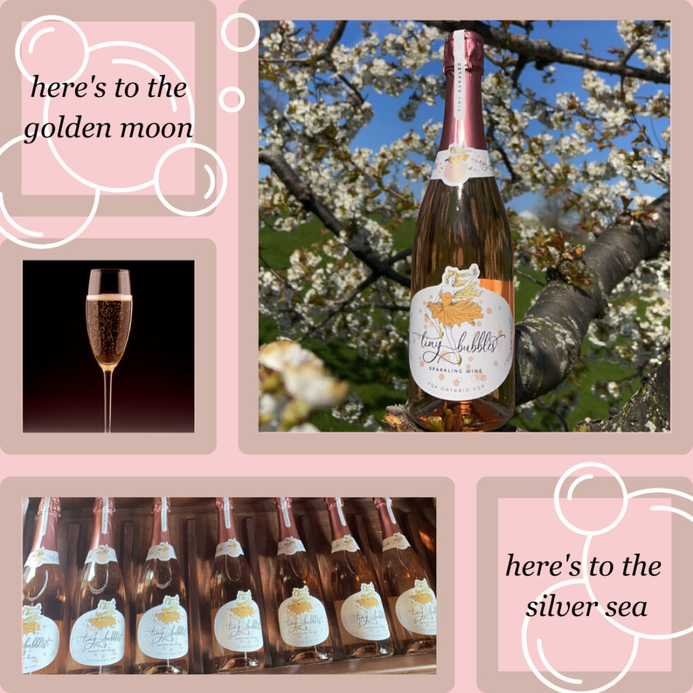 New Product Tiny Bubbles Sparkling Wine Peninsula Ridge